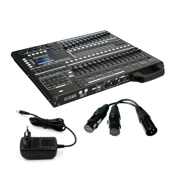 Powerful 1024 Ultra-thin DMX Controller DMX512 Console Suitable For Moving Head Light Par Light Series Stage Light Equipment ,Precision Control and Adjustment