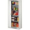 Tennsco Storage Cabinet (Unassembled) 2470 36" x 24" x 78" - 5 x Shelf(ves) - 2 x Standard Door(s) - Heavy Duty, Locking Door, Hinged Door, Reinforced, Carrying Handle, Durable, Adjustable Leveler, Ru