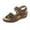 Brown, variant on Utoimkio Slide Sandals for Women Women's Sandals Arch Support Massage Shoes Summer Casual Elegant Wedge Heel Sandals