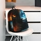 thumbnail image 5 of Easygdp Red And Blue Fire Cat Mochila Casual para Portátil, Mochila para Escuela, Viajes, Negocios, 5 of 6