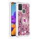 thumbnail image 2 of Funda para Samsung Galaxy A21S con Brillo Líquido Flotante, Purpurina, Parachoques y Anillo Giratorio Soporte, 2 of 5