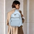 thumbnail image 4 of PU Leather Backpack Purse for Women , 12.6X9.84 inch Convertible Backpack, 2 in 1 Shoulder Crossbody Bag, Multipurpose Design Handbag, Multi Zipper Casual Daypack, Fashion Travel Backpack Handbag, 4 of 5