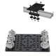 thumbnail image 4 of Kit de Placa de Pórtico con Ranura en V de 20 A 80 mm, Kit de Placa de Pórtico de Aluminio con Ruedas para Piezas de Máquina CNC de Impresora 3D A, 4 of 5