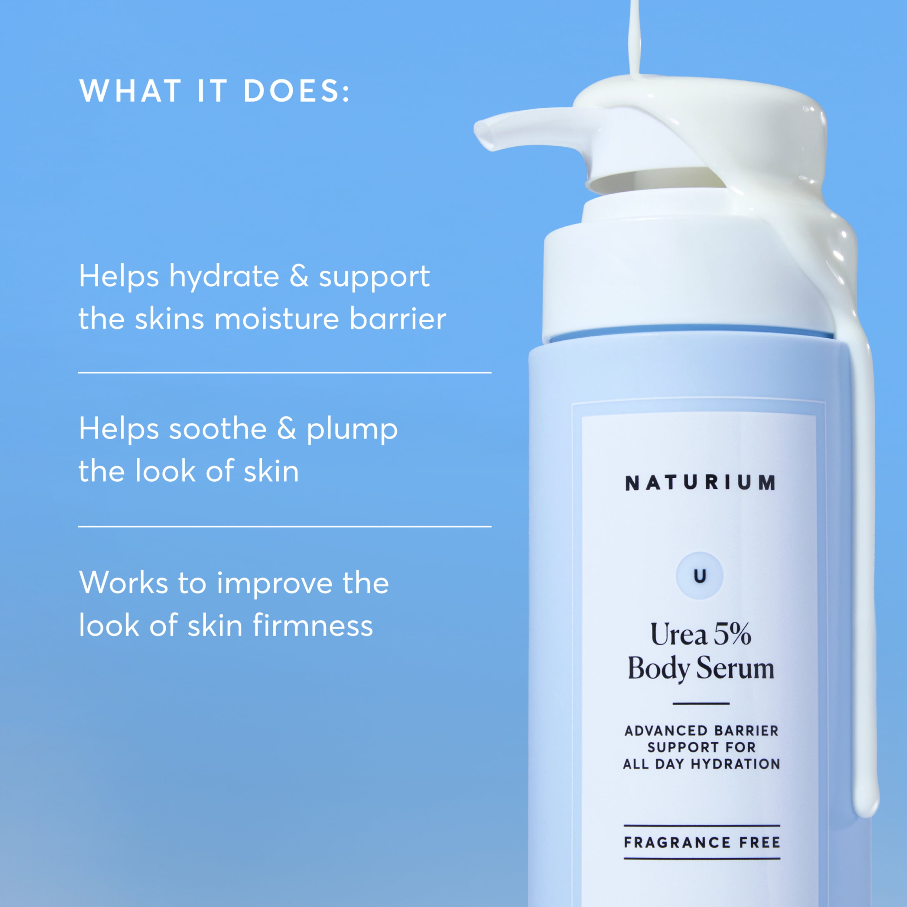 Naturium Urea 5% Body Serum, Lightweight, Hydrating Serum with Nourishing & Soothing Benefits for Barrier Support, Vegan & Cruelty-Free, 14 fl oz