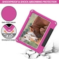 thumbnail image 2 of Case for iPad Mini 6th Generation 2021 (8.3 inch), Allytech Slim Kidsproof Foldable Handle Viewing Stand Durable Skid-Proof EVA Protective Case for Apple iPad Mini 6 2021(A2567/A2568/A2569), Rose, 2 of 6