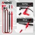 thumbnail image 2 of ANENG ANENG ST210 Auto-Ranging Digital Clamp Meter with True RMS, Temperature Measurement, and Frequency Detection, Red (Battery Not Included), 2 of 7
