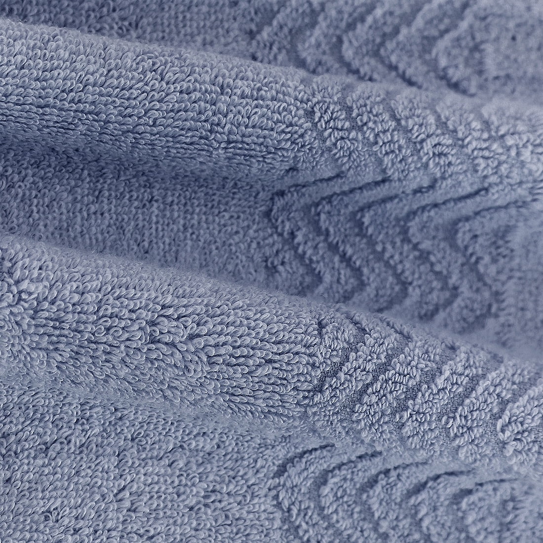 Unique Bargains 100% Cotton 6-Pack Washcloth Face Towels 13" x 13" Dark Blue