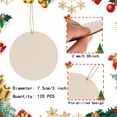 thumbnail image 2 of Círculos de madera AWIZOM de 7,5 cm, 120 unidades con agujeros para manualidades, 2 of 7