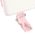 thumbnail image 2 of Luz de Selfie con Clip para vídeo, luz recargable con abrazadera para teléfono, luz portátil de 60 LED para ordenadores, portátiles, videoconferencia, rosa, 2 of 8