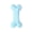 A Blue, variant on mdesiwst Spiky Dog Chew Toy Rubber Dog Teeth Cleaning Toy Puppy Teething Toy with Braided Fabric Strips for Small Medium Dogs Tug-of-War Play