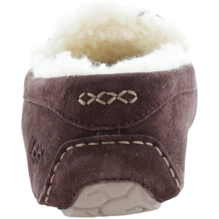 Ugg Women s Ansley Maroon Ankle High Suede Slipper 7M Walmart