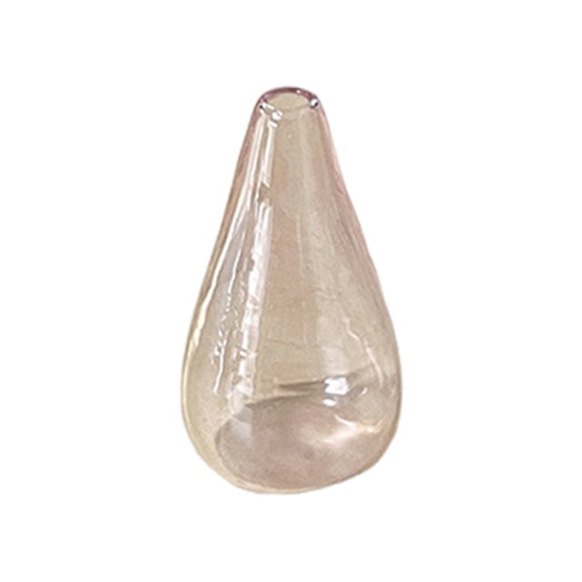 Mini jarrón de cristal para decoración de refrigerador, hogar, oficina, cocina, armario, refrigerador, florero en miniatura 3D, adorno decorativo