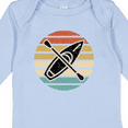 thumbnail image 4 of Inktastic Kayaking Retro Kayak Boating Boys or Girls Long Sleeve Baby Bodysuit, 4 of 5