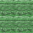 thumbnail image 1 of Ahgly Company Machine Washable Indoor Square Transitional Dark Forest Green Area Rugs, 5' Square, 1 of 7
