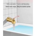 thumbnail image 4 of Caño de bañera FROPO con desviador, de encastre, para tubo de cobre de 1/2" color oro, 4 of 7