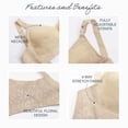 thumbnail image 4 of Sostén Playtex 18 Horas Sin Aros Sensacional Soporte 38DD Beige, 4 of 6