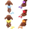 thumbnail image 4 of Flmtop Cute Solid Color Mini Wings Nylon Pet Harness Chest Strap Dog Cat Lead Leash Red, 4 of 8