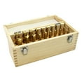 thumbnail image 2 of 20 PC Titanium Nitride Coated End Mill Set - 4 & 2 Flute Tin End Mill for Milling Machines, 2 of 4