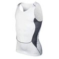 thumbnail image 1 of Greeniant Chaleco para correr para hombre, deportes, Fitness, compresión, tanques sin mangas, secado rápido, ajustado, para correr, Fitness, gimnasio, Uniforme atlético blanco L Greeniant FS8134-02, 1 of 1