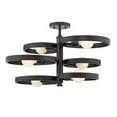 thumbnail image 2 of Golden Lighting 8330-6SF BLK Sloane 6-Light Semi-Flush Ceiling, Black, 2 of 4