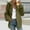 Green Coats for Winter, variant on XPMWRP Women's Solid Color Fleece Jacket Full Zip Up Long Sleeve Casual Lapel Coat Fall Winter Soft Warm Trendy Coats with Pockets White S