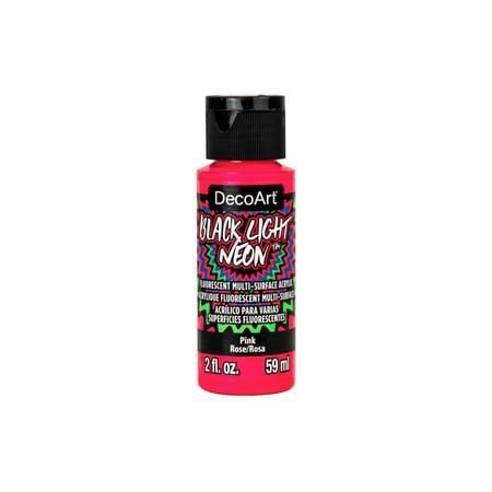 UPC: 0766218117991 | BLN01-30 DECOART BLACK LIGHT NEON PAINT 2OZ PINK