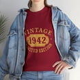 thumbnail image 2 of 80 Years Old 80th Birthday Anniversary Vintage 1942 T-shirt, 2 of 2