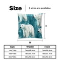 thumbnail image 5 of Bear Decorative Pillows Covers with Unique Patterns for Bed, Home Decor - Set of 2 Pillow Inserts - Available in 16x16, 18x18, 20x20 Inches for Various Occasions, 5 of 6