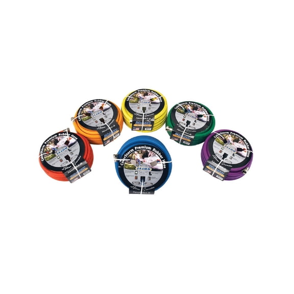 Dramm 10-17000 5/8" x 50' Heavy Duty Garden Hoses (6 Pack)