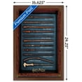thumbnail image 3 of The Wizarding World: Harry Potter - Wands Wall Poster, 14.725" x 22.375", Framed, 3 of 3