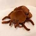 thumbnail image 5 of Large Realistic Brown Spider Plush Toy - 13.7'' Ultra-Soft Tarantula Stuffed Animal, Lifelike Araneid Plush Pillow, Cute Huggable Gift for Kids & Adults, 5 of 8