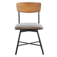 CHITA Modern Swivel Dining Chairs Set of 2, Mid-Century Upholstered ...