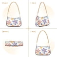 thumbnail image 7 of FORMRS Womens Shoulder Bag with Chain Strap Clutch Purse Cute Tote Handbag, Blue Retro Flower, 7 of 7