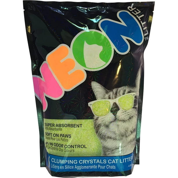 NEON Clumping Silica Gel Crystal Cat Litter