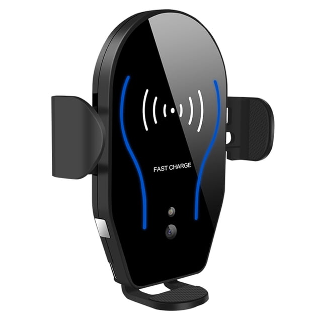 Car Charging Holder, Phone Car Charger Automatic Expansion Safe Auto Clamping With 2 Charging Ports For 4.7-6.5In Phone For Car