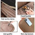 thumbnail image 5 of Skin-Friendly & Dirt-Repellent Leather Seat Cushions, Universal PU Car Front Seat Cover, Waterproof Non-Slip Interior Protector Pad for Auto SUV Truck Van, 5 of 7