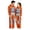 Z5-Orange, variant on Men's Purple Skeleton Costume Jumpsuit, Halloween bone-printed skeleton One-Piece, Breathable Air-Layer Polyester, Sizes