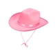 thumbnail image 4 of Sombrero de vaquero elegante para adultos Strade Fareast Limited Rosa, 4 of 8