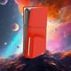 thumbnail image 4 of [Rojo] Funda PS5 SLIM Versión Unidad Óptica Funda Silicona Funda PS5 SLIM Cubierta Antipolvo DIYPS5 Funda Protectora Silicona Delgada (Rojo), 4 of 9