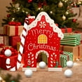 thumbnail image 4 of BESTSKY Christmas Golf Game Set,Gingerbread Golf House Goal with Candy Cane Portable Mini Golf Course Set,Christmas Party Game Gift Idea for Home Office Gingerbread Golf Game, 4 of 7