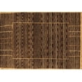thumbnail image 1 of Ahgly Company Indoor Rectangle Abstract Brown Contemporary Area Rugs, 5' x 7', 1 of 4