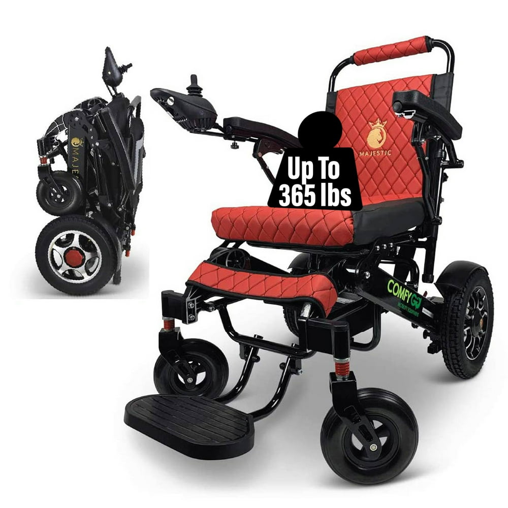 MALISA Electric Wheelchair for Adults, All Terrain Lightweight Foldable