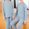 thumbnail image 5 of Hpgjzj Girls Boys Thermal Underwear Set for Kids Long Johns Base Layer Top and Bottom Cold Winter Thermals, 5 of 5
