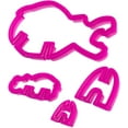 thumbnail image 2 of Southern Homewares 3D Safari Animal Cookie Cutter Set – Elephant, Lion, Giraffe, Hippo, 2 of 9