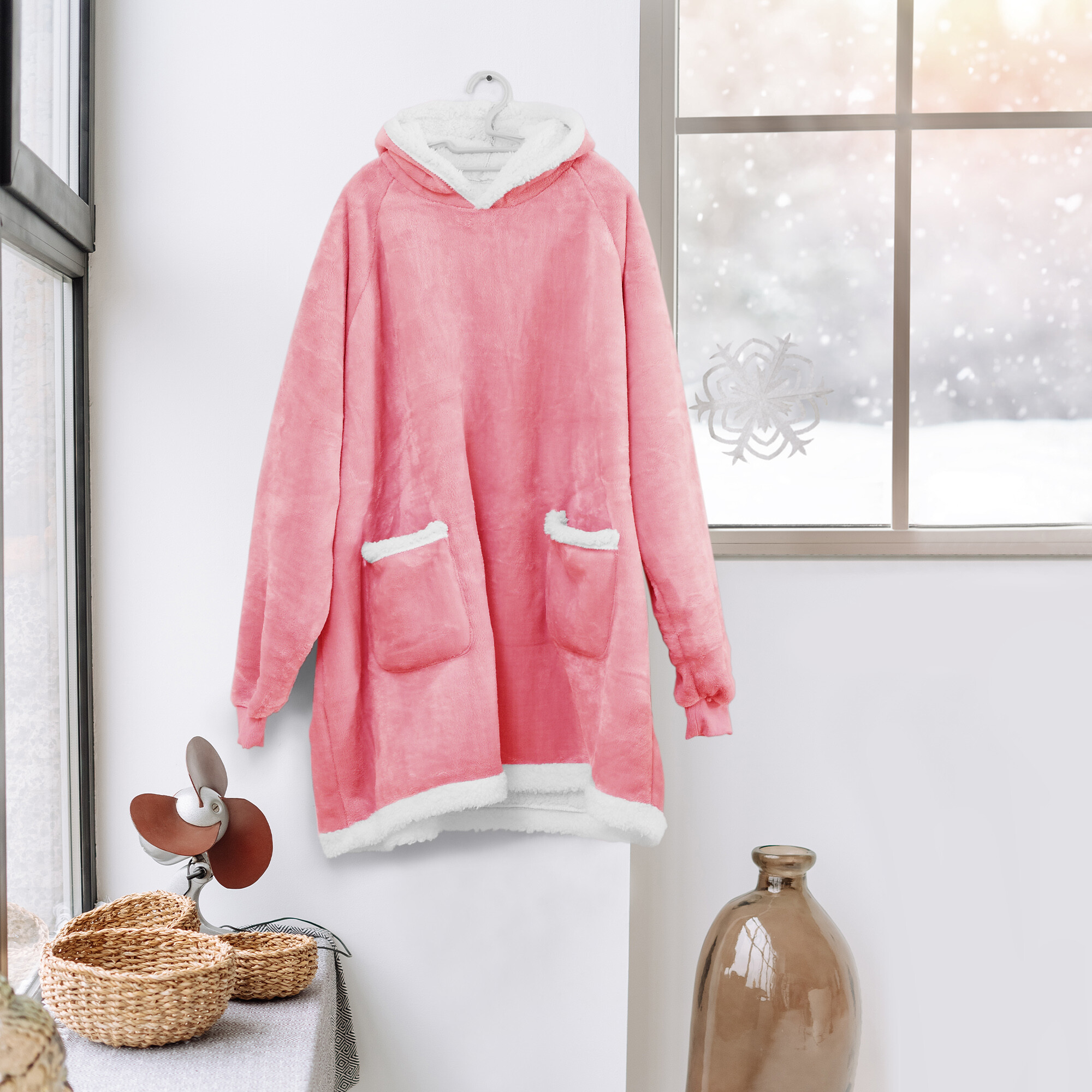 fluffy night hoodie