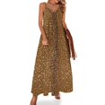 thumbnail image 1 of Vestido sin mangas de piel de ciervo Baby Fawn Ropa de mujer Moda mujer, 1 of 7
