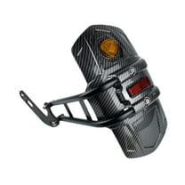 Kuntesetty Motorcycle Rear Fender Lightweight Reliable Easy Assembly Mudflap Spare Part Carbon Fiber