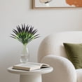 thumbnail image 6 of Fake Ferns, Faux Outdoor Plants UV Resistant, Real Touch Fake Plants, Faux Orchid Stems for Pot or Vase, Artificial Plants Outdoor Indoor for Garden Porch Home Farmhouse Decoration, Green, 6 of 9