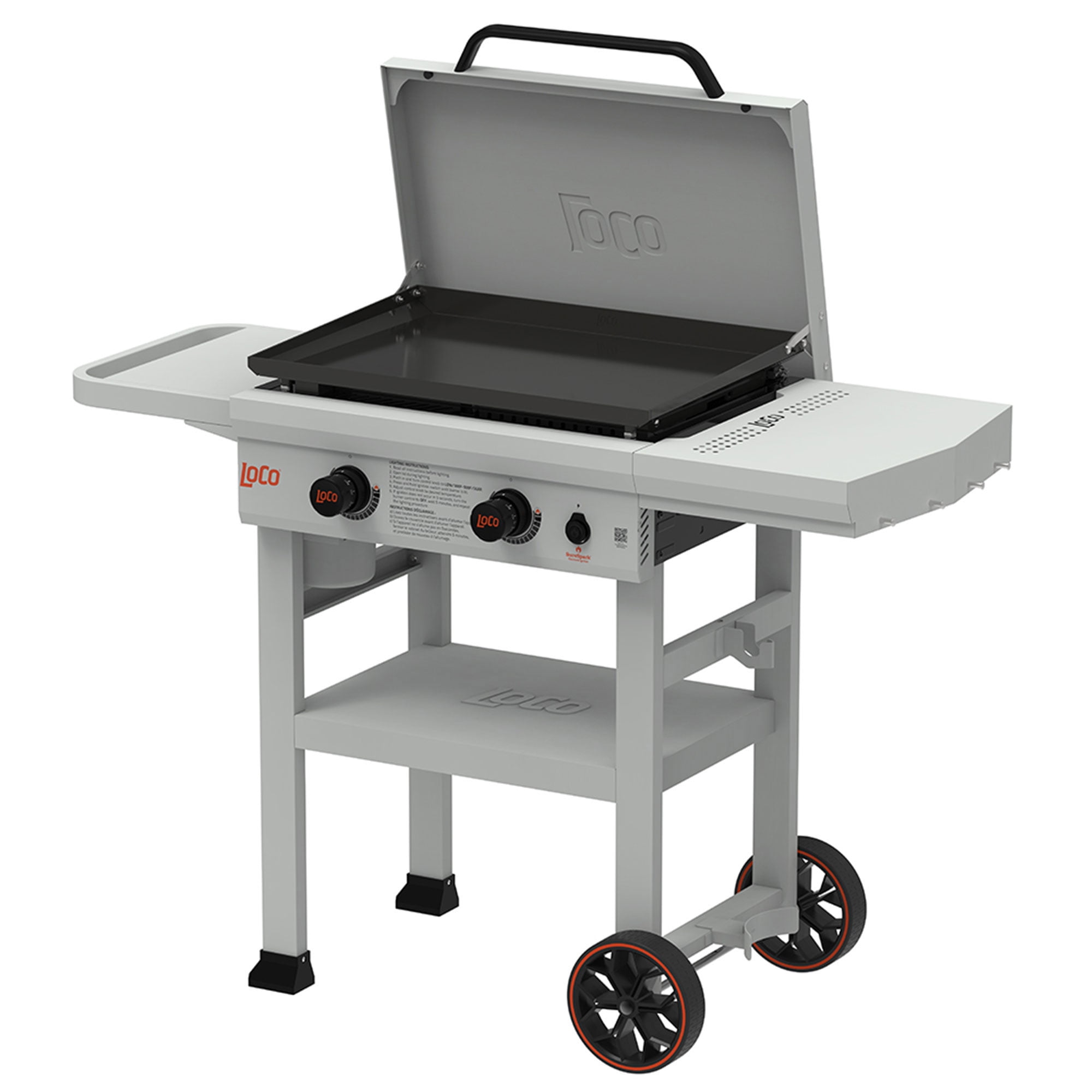 Loco Cookers 2 Burner SmartTemp Griddle Outdoor Flat Top Propane Gas Grill 26 Walmart