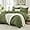 03 - Olive Green, variant on Queen Comforter Set with Sheets Grayish Blue -7 Pieces Boho Tassel Bed in a Bag Soft Lightweight Bedding Sets, All Season Fringe Bed Set with Comforter, Sheets, Pillowcases & Shams
